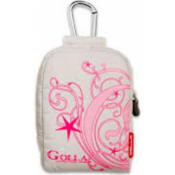 Golla Puhelinpussi Valkoinen/Pinkki Kuvioitu