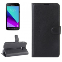 SAMSUNG XCOVER 4 / xcover 4s, musta suojakotelo litch