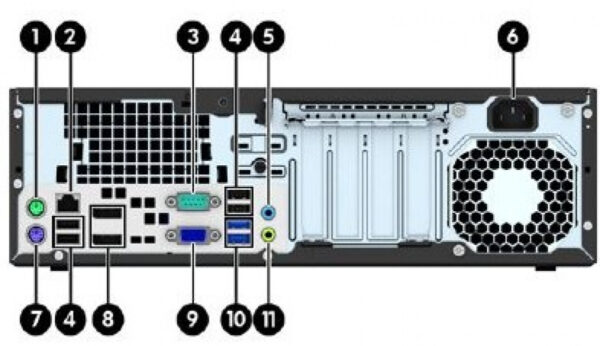 HP EliteDesk 800 G1 SFF Quad-Core i5-4570 / 4GB / 120GB SSD / DVD-RW / Windows 10 Professional 64bit, takuu 12kk - Image 2