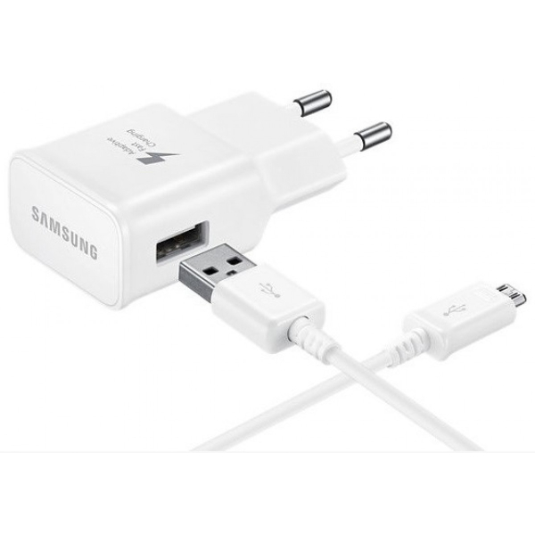 Samsung MicroUSB alkuperäinen verkkolaturi bulk EP-TA20/TA200 Qualcomm Quick Charge 2.0