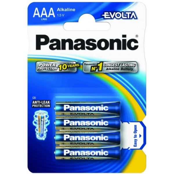 PANASONIC EVOLTA PARISTO 4XAAA/R03