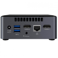 Intel NUC, J4005 2 GHz, 8Gb 120Gb, Wi-Fi, Bluetooth, Windows 10 pöytäkone