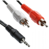 Smartte 5m 3.5mm stereo -> 2kpl RCA uros, audiokaapeli