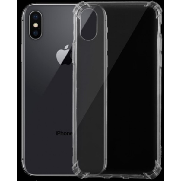 Ohut TPU suojakuori iPhone XS / iPhone x (läpinäkyvä)