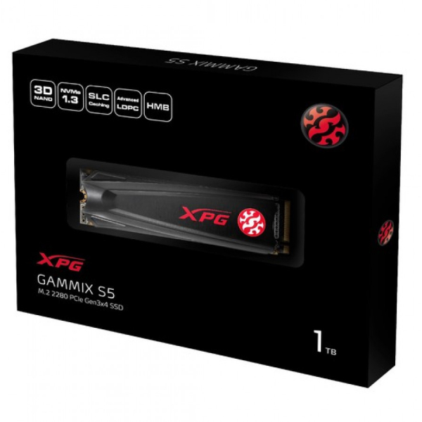 ADATA XPG GAMMIX S5 1TB M.2 PCIE 3D TLC SSD