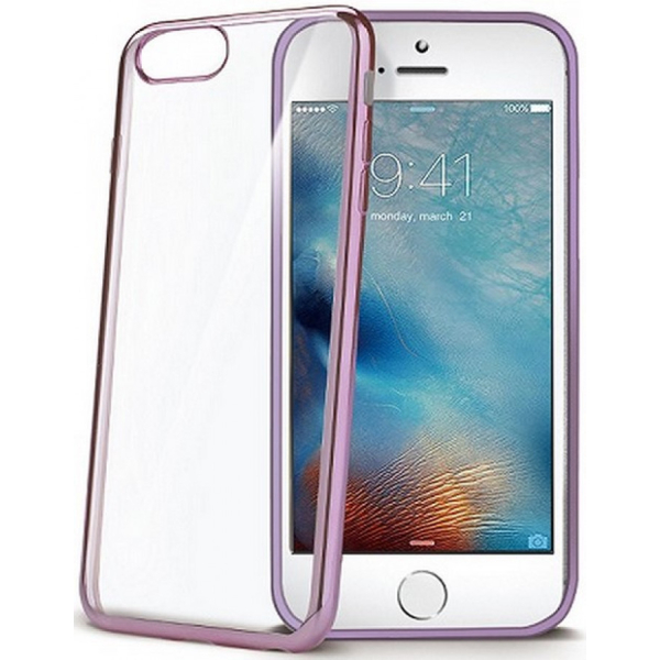 CELLY iPhone SE 2020, IPHONE 8, iphone 7, bumber, reunus vaalea purppura