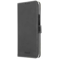 Samsung Xcover Pro musta suojakotelo, aitoa nahkaa, Insmat EXCLUSIVE FLIP CASE