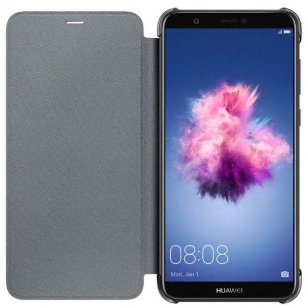 HUAWEI P SMART 2018 FLIP COVER alkuperäinen SUOJAKOTELO, harmaa tai sininen