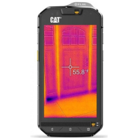 CAT S60 3/32 Gb, lämpökamera, käytetty, toimivuustakuu 1kk musta