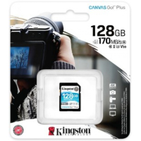 Kingston Canvas Go! Plus 128GB SDXC Class 10 170MB/s muistikortti