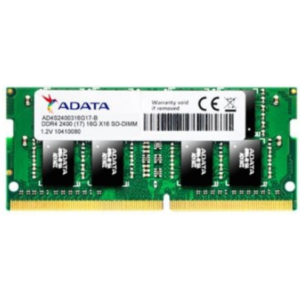 Käytetty ADATA 4GB DDR4 2400 CL17 SO-DIMM 1024x8