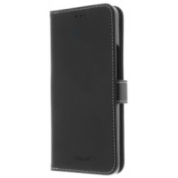 Insmat Flip Case -lompakkokotelo, Honor 90 Lite, musta, aitoa nahkaa