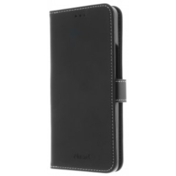Insmat Flip Case -lompakkokotelo, Honor 90 Lite, musta, aitoa nahkaa