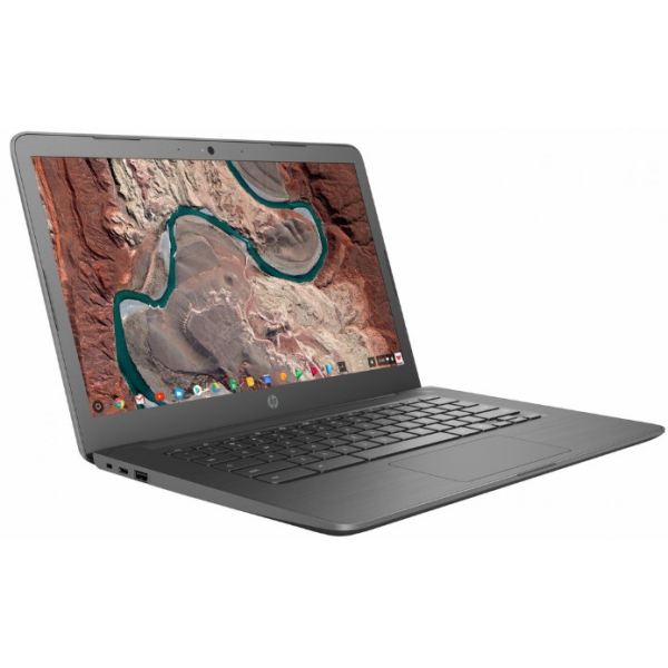 HP Chromebook A4 9120, 4GB, 64 GB eMMC, 14" 1366 x 768 Radeon R3, Bluetooth, Wi-Fi, hiilenharmaa