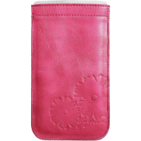 Golla iPhone 5/5S/SE suojapussi vaaleanpunainen