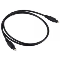 Toslink kaapeli 1m (kullattu) Optinen Digital Audio valokuitu