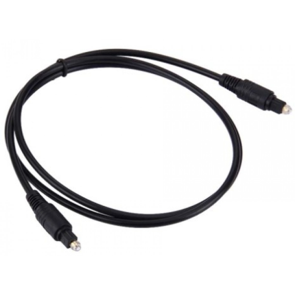 Toslink kaapeli 1m (kullattu) Optinen Digital Audio valokuitu