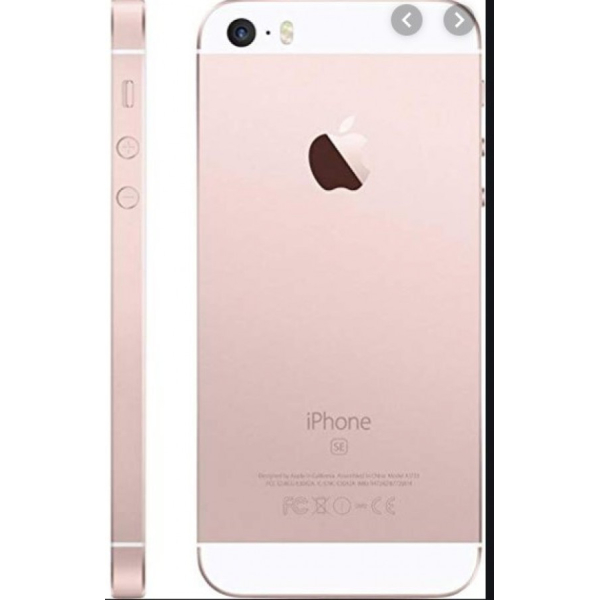 iPhone SE 16GB ruusukulta, tehdaskunnostettu, takuu 12kk
