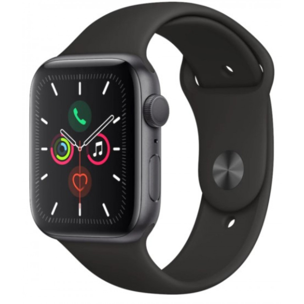 APPLE WATCH SERIES 5 44MM GPS, HARMAA/MUSTA