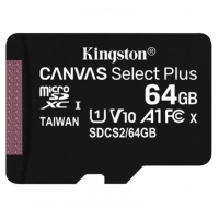 Kingston 64 Gt 100R/85W Canvas Select Plus, UHS-I Class 10 MicroSDXC -muistikortti