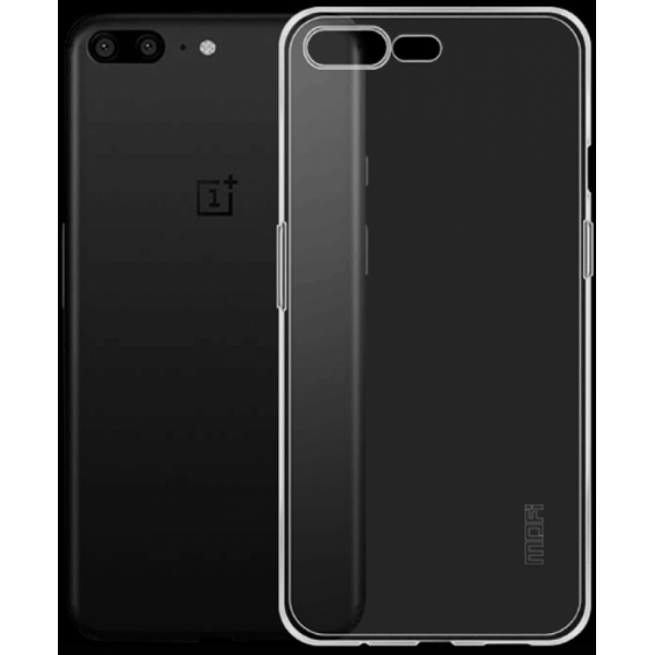 MOFI Oneplus 5T suojakuori musta läpinäkyvä