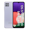 Samsung A22 5G, 64/4  käytetty takuu 1kk, takakuori huono, 6.6", 5000mAh, 48+5+2Mpix violetti