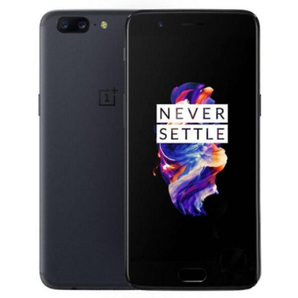 oneplus 5 128gb musta  käytetty takuu 1kk