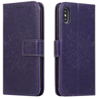 Apple Iphone XS Max suojakotelo kukkakuviolla violetti