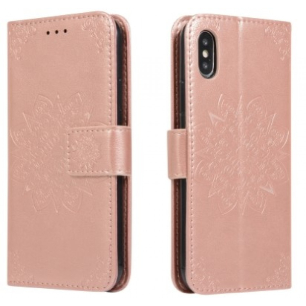 Apple Iphone XS Max suojakotelo kukkakuviolla ruusukulta