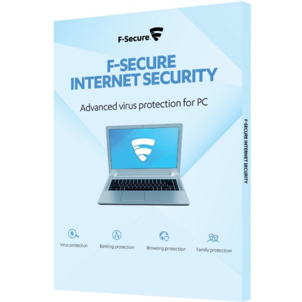 F-Secure Internet Security 24kk 3 laitetta tietoturvaohjelma