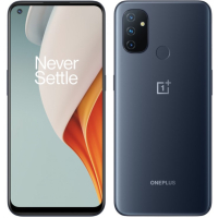 OnePlus Nord N100 64GB/4GB, 13Mpix, 6.52", 5000 mAh, tumma väri