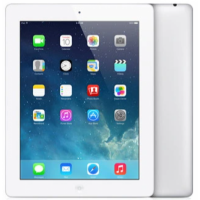 iPad 3, 9,7" 16GB WiFi+4G hopea, käytetty, takuu 1kk