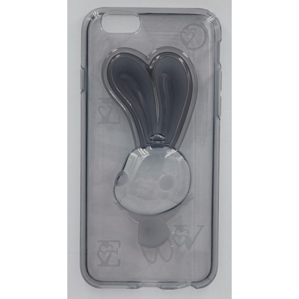 Iphone 6 / 6S Harmaa Läpinäkyvä Suojakuori