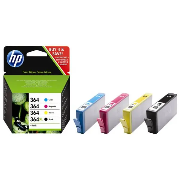 HP 364 CMYK ink cartridge combo 4-Pack
