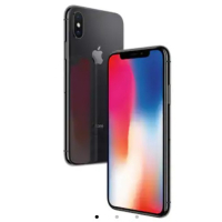 Apple Iphone X 64Gb akku 100% musta , Käytetty, takuu 1kk