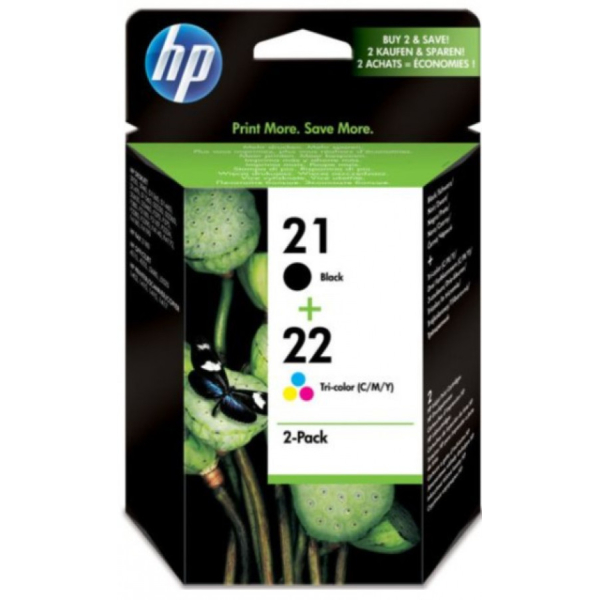 HP 21 ja hp 22 COMBO-PACK alkuperäinen hp