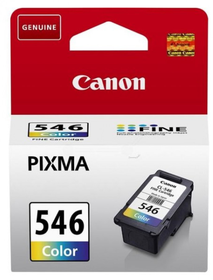 Canon CL-546 - 8 ml - väri (sinivihreä, sinipunainen, keltainen) - alkuperäinen - mustepatruuna malleihin PIXMA iP2850, MG2455, MG2550, MG2555, MG2950, MG3050