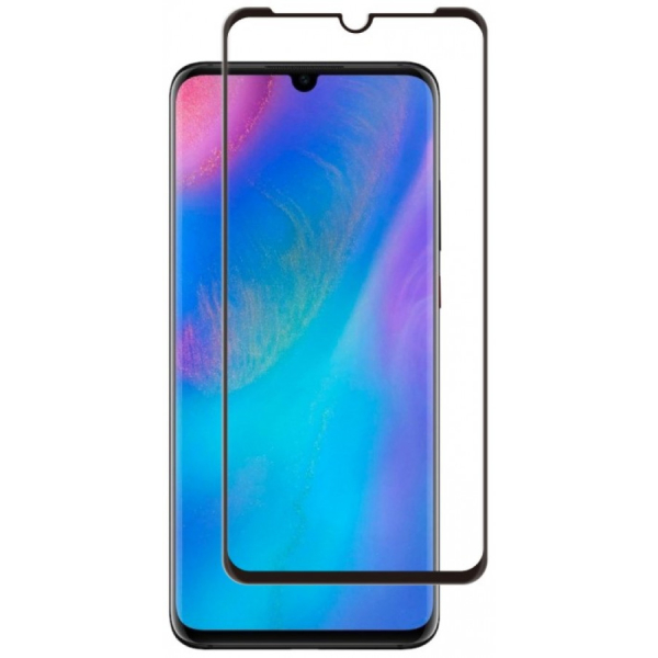 Huawei P30 pro musta reuna screenor panssarilasi