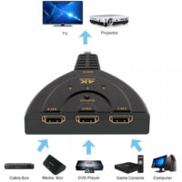 Alternative view of Smartte HDMI jakaja, 3 sisään ja 1 ulos, 1080p / 2k / 4k