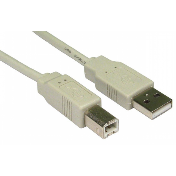 Smartte USB A – USB B, 1.8m kaapeli USB-A uros USB-B uros