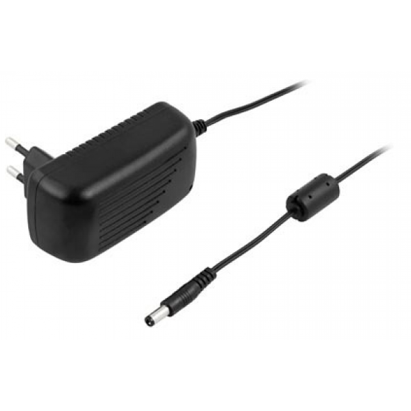 Deltaco virtasovitin 100-240V AC 50/60Hz > 12V DC 2A 1,5m