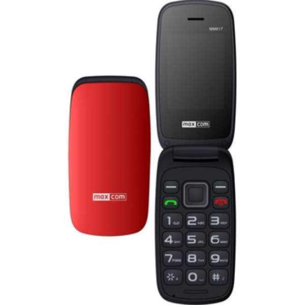 MAXCOM MM817BB MATKAPUHELIN PUNAINEN