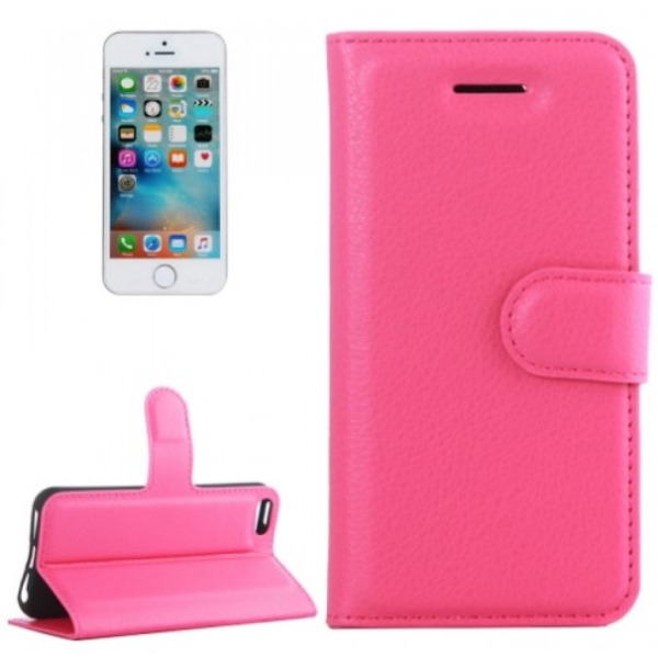 Apple Iphone 5 5S SE magenta suojakotelo Litc