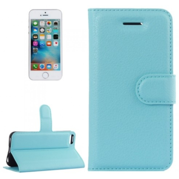 Apple Iphone 5 5S SE vaaleansininen suojakotelo Litc