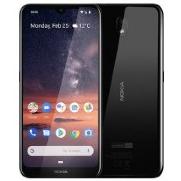 Käytetty Nokia 3.2 16GB - Musta, UUSI NÄYTTÖ, takuu 1kk