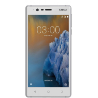 Nokia 3 käytetty puhelin takuu 1kk valkoinen 16gb