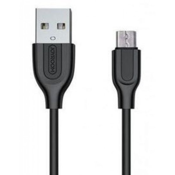 MicroUSB johto 1m 2.4A Musta