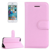 Apple Iphone 5 5S SE vaaleanpunainen suojakotelo Litc