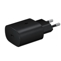 SAMSUNG EP-TA800 25W musta Super Fast Charging USB-C Type-C seinälaturi, alkuperäinen