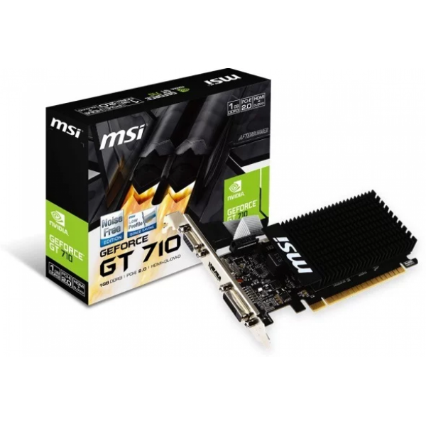 MSI GT 710 LP GeForce GT710 1Gb 1024 Mt DDR3 PCI Express x16 näytönohjain